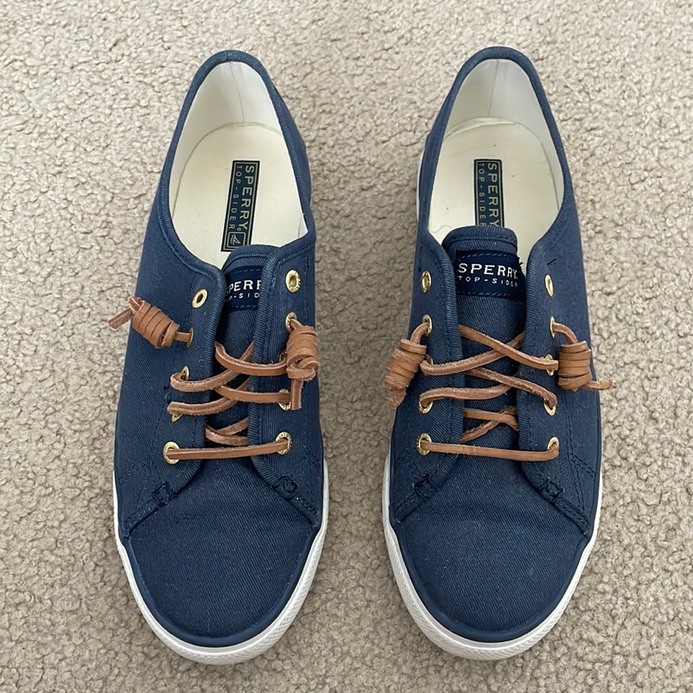 Sperry Top-Sider Navy Blue Slip-on Sneaker Sz. 7.5
